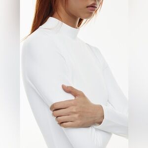 Aritzia Babaton Contour Mockneck Cropped Longsleeve